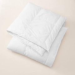 Eddie Bauer Unisex-Adult Rainier Medium Down Comforter, White Full Queen Full/QU