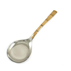 Indian Accent Pure Copper and Stainless Steel Serving Spoon 8" (Set of 2)