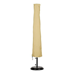 Summates Patio Umbrella Cover,Fits Most Umbrellas up to 10Ft in Diameter, Color Tan