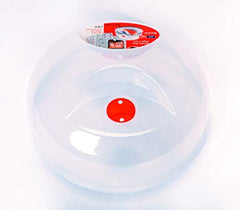 Microwave Plate Cover clear,Easy Grip large microwave Plate Splatter Guard Lid With Steam Vent Microwave Food Cover, BPA Free & 11.5 Inch, Dishwasher Safe-with anti-scalding silicone hand clip