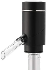 Andre Lorent Electric Wine Aerator, Wine Dispenser Pump, Automatic Wine Pourer, Instant Wine Decanter, One-Touch Wine Oxidizer with Retractable Tube, Portable and USB Rechargeable, Black
