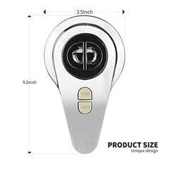 Fulegy Automatic Soap Dispenser,Upgraded Version 304 Stainless Steel Touchless Soap Dispenser Dispenser 5 Level Adjustable Dispensing Volume,Powerful Pump Splash- Proof Base (Grey)