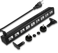 9 LED Black Light, Gohyo 27W LED UV Bar Glow in the Dark Party Supplies for Christmas Blacklight Party Birthday Wedding Stage Lighting, Material Metal Iron