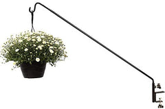 CenYC 49 Inch Deck Hook, Double Forged Solid Metal Single Piece Rod, Ideal for Bird Feeders, Plant Hangers, Coconut Shell by AshmanOnline