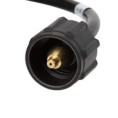 X Home 12 Feet Propane Tank Adapter Hose Assembly 1lb to 20 lb Converter for QCC1/Type 1 LP Gas Tank -Connects 1 LB Portable Appliance to 20 lb Propane Bottle