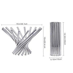 Gecter Foldable Rotation Fruit Basket, Decorative Fruit Bowl with Unique Design and Anti Rust Stainless Steel, 15"x10" Modern Fruit Stand Storage Kitchen for Orange Banana Apple Grapes