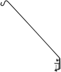 CenYC 49 Inch Deck Hook, Double Forged Solid Metal Single Piece Rod, Ideal for Bird Feeders, Plant Hangers, Coconut Shell by AshmanOnline