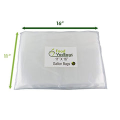 FOODSAVER 150 Combo FoodVacBags Vacuum Seal Bags - 3 sizes! 50 Pint, 50 Quart and 50 Gallon, 4 MIL, Commercial Grade, Sous Vide, No BPA, Boil, Microwave & Freezer Safe