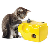 Holipet Automatic Peek-a-Boo Mouse & Cheese Interactive Toy for Cats, Features Built-In Auto Off Function, Pop Out Mice For Hours Of Entertainment, All Day Play W/Away Mode, Battery Operated