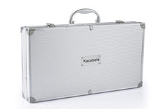 Kacebela BBQ Tools Set, 19-Piece Grill Tools Set, Heavy Duty Stainless Steel Barbecue Grilling Utensils, Premium Grilling Accessories for Barbecue - Spatula, Tongs, Forks, and Basting Brush