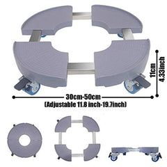 Plant Caddy with Wheels Large Plant Caddy Plant Dolly Heavy Duty Rolling Plant Caddy Outdoor Plant Stand Garden Plant Caddy Indoor Plant Dolly 20inch 440lbs Capacity