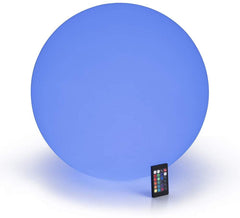 LED Light Ball LOFTEK: 16-inch RGB Colors Light Sphere with Remote Control, Cordless Floating Pool Lights, IP68 Waterproof and Rechargeable Battery, Sensory Toys for Kids, Home, Garden, Party Decor