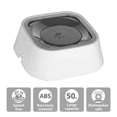 PETOCAT Vitalumos Dog Water Bowl, Splash-Free Pet Bowl with Antibacterial Material, Vehicle Carried Water Bowl for Dogs/Cats/Pets