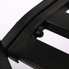 FDW New Patio Park Garden Bench Porch Path Chair Outdoor Deck Steel Frame New I50