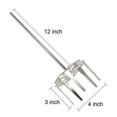 4 inch stainless steel meat shredder Pork Puller drill attachment BBQ tools pits Big Green Egg meat true tool used with standard hand drill shreding