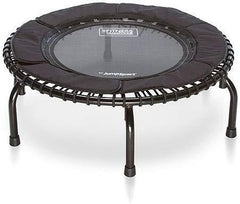 JumpSport 250 | Fitness Trampoline, In-Home Rebounder | Home Cardio Exercise | Safely Cushioned Bounce | Long Lasting Premium Bungees | Top Rated for Quality & Durability | Music Workout Video Incl.