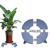 Plant Caddy with Wheels Large Plant Caddy Plant Dolly Heavy Duty Rolling Plant Caddy Outdoor Plant Stand Garden Plant Caddy Indoor Plant Dolly 20inch 440lbs Capacity