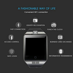 Bluetooth Smart Watch Touchscreen with Camera, Sim Card Slot,Music,Unlocked Smartwatch Cell Phone for Android Samsung and iOS