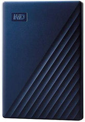 WD 4TB My Passport for Mac Portable External Hard Drive - Blue, USB-C/USB-A - WDBA2F0040BBL-WESN