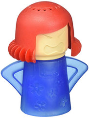 Angry Mama Microwave Oven Steam Cleaner Steam Cleans and Disinfects With Vinegar and Water for Home or Office Kitchens,Easily Cleans the Crud in Minutes (Color may vary)