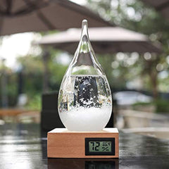 Storm Glass Weather Stations Water Drop Weather Predictor Creative Forecast Nordic Style Decorative Weather Glass