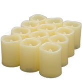 Multi Color Changing Votive Flameless Candles with Remote and Timer - 100+ Hours Long Battery Operated Led Tea Light Candles,10 Pcs Colored Flickering Candles for Halloween Gift and Wedding Décor.