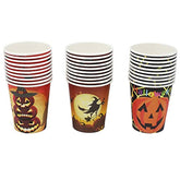 Richboom Halloween Party Disposable Cup 30 Pack Halloween Party Prints Disposable Cup for Halloween Party