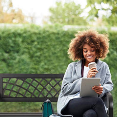 FDW Antique Metal Patio Park Garden Bench Porch Chair Backyard Outdoor Furniture