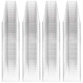 500 Disposable Hard Plastic Shot Glasses, 2oz(60ml) - Crystal Clear, Heavy Duty, Shatterproof & Reusable Shot Cups - for Shots, Vodka Jelly, Weddings, Dinners, Christmas, New Year - 100% Recyclable