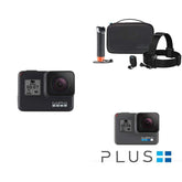 GoPro HERO7 Black — Waterproof Digital Action Camera with Touch Screen 4K HD Video 12MP Photos Live Streaming Stabilization
