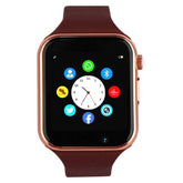 Bluetooth Smart Watch - Wzpiss Smartwatch Touch Screen Wrist Watch with Camera/HCM Card Slot Compatible with iOS iPhones Android Samsung for Kids Women and Men (Black)