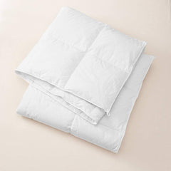 Eddie Bauer Unisex-Adult Signature Medium Down Comforter, White Full Queen Full