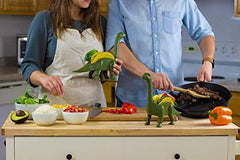 GrubKeepers by Penko Dinosaur Taco Holder Stand - Ultrasaurus (Holds 2 Tacos!) - Perfect Gift for Taco Lovers Kids or Adults Fun Kitchen Accessory Tacosaurus Taco Holder for kids