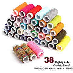 SÄKER Sewing Kits for Adults Travel Sewing Kit, 183 Premium Sewing Supplies with Buttons/Needle/38 XL Thread/Scissors etc, Large Basic Sewing Kit for College Student/Kids/Beginners/Men/Women