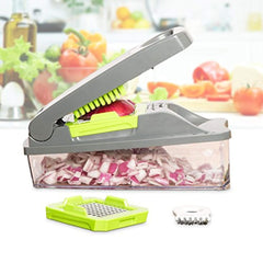 Mueller Austria Onion Chopper Pro Vegetable Chopper - Strongest - NO MORE TEARS 30% Heavier Duty Multi Vegetable-Fruit-Cheese-Onion Chopper-Dicer-Kitchen Cutter
