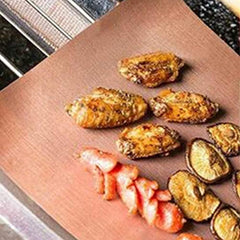 5Pack Teflon Fiber BBQ Grill & Baking Mats, Non-stick, Reusable, Heat Resistant,Easy to Clean