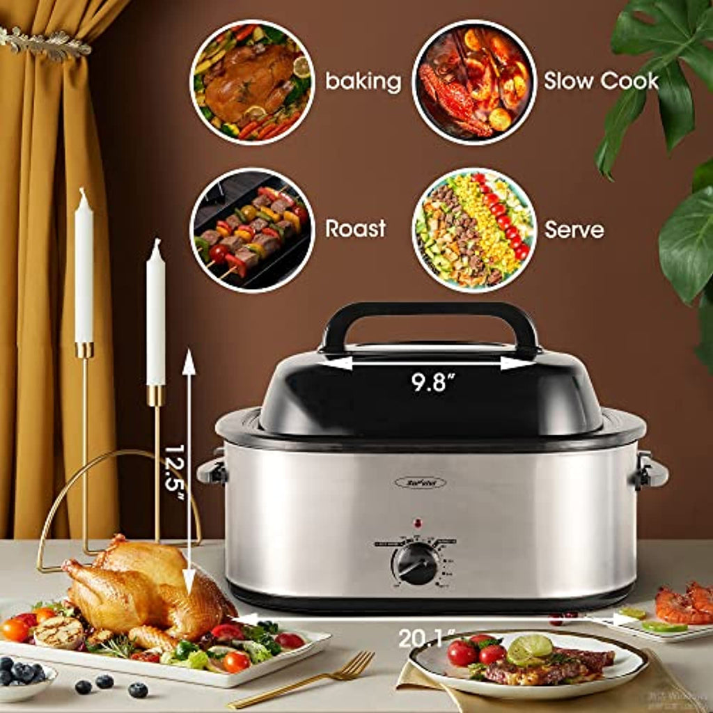 Crock-Pot Countdown 6-Quart Slow Cooker and Little Dipper Warmer  Stainless-Steel/Black SCCPVC605-S - Best Buy