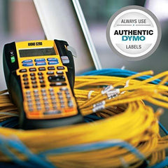 DYMO Industrial Label Maker | RhinoPRO 5200 Label Maker, Time-Saving Hot Keys, Prints Fast, Durable Label Maker For Job Sites and Heavy-Duty Labeling Jobs