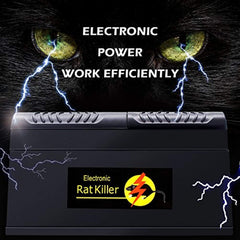 Electronic Rat Trap - Zaker Powerful High Voltage Automatic Rat Zapper, Indoor/Outdoor Rat Catcher, Efficient, Safe and Clean, Animal Trap to Get Rid of Rats and Mice, Squirrels and Rodents