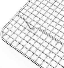 Baking Rack - Cooling Rack - Stainless Steel 304 Grade Roasting Rack - 10" X 15" - Heavy Duty Oven Safe, Commercial Quality Cooling Racks For Baking - Metal Wire Grid Rack Design by DuraCasa