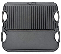 +Iron Griddle Cast Iron Reversible Grill/Griddle 20 inch x 10 inch