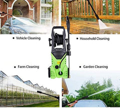 ncient NIS4600 High Pressure Power Washer 3000 PHC Electric Pressure Washer,1800W Rolling Wheels High Pressure Professional Washer Cleaner Machine+ (5) Nozzle Adapter (3000 PHC - New Model)