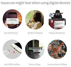 USB 3.0 Wireless Flash Drive, Universal Wireless Storage Stick for iPhone, iPad, Android Smartphone, Windows Phone, Tablet and Desktop (32GB)