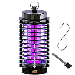 Dickinda Bug Zapper for Indoor & Outdoor, Electric Mosquito Zapper Killer, 4200V Electric Mosquito Killer, Waterproof Powered Electric Mosquito Zappers Killer, Powerful Insect Killer for Home Garden Backyard