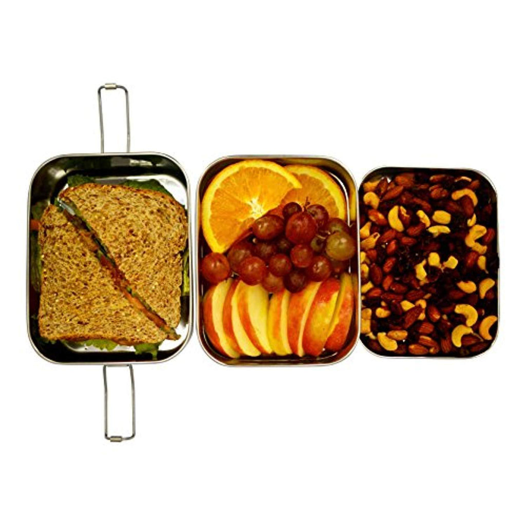 Freshmage Stainless Steel Bento Box Leakproof Stackable Large