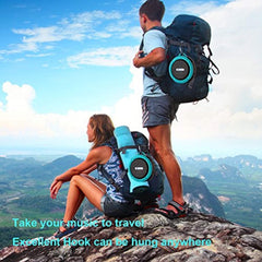 8Gtech Shower Speaker, Waterproof Wireless Bluetooth Speaker with 5W Driver, Suction Cup, Built-in Mic, Hands-Free Speakerphone, Portable Waterproof Bluetooth Speaker for Pool, Beach,Bicycle,Outdoor