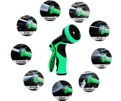 Yetolan 2018 Expandable Garden Hose 50ft - Best Water Hose with 3/4 Brass Connectors, 100% No Rust, Kinks or Leaks, Extra Strong Fabric - Outdoor Hose with 9-Way Spray Nozzle - Flexible Expanding Hose 50ft