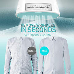 DB DEGBIT Portable Fast Heat-Up Steamer for Clothes, Handheld Travel Garment Steamer, Powerful Wrinkle Remover with 360°Anti-Leak, 100% Safe Auto-Off Clothing Fabric Steamer, Soften, Clean & Sanitize