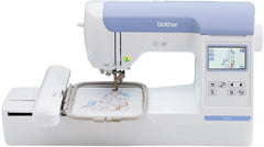 Brother PE800, 5x7 Embroidery Machine, One Size, White