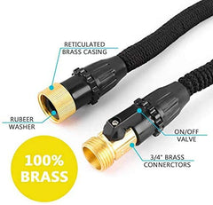 Comfy Package  Garden Hose, 50ft Expandable Hose, Flexible Water Hose with 9 Function Spray Nozzle, Best Choice for Watering Outdoor Lawn